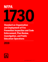 Nfpa 1730 Std Org Deploy Fire Prev Ins & Code Pln Rev Inv & Pub Ed 2019