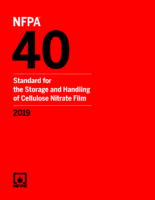 Nfpa 40 Std Strg & Handlg Cellulose Nitrate Film 2019