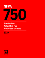 Nfpa 750 Std On Water Mist Fire Protection Systems 2019