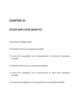 Pas 19 Employee Benefit
