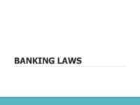 Prtc Banking Laws