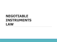 Prtc Negotiable Instruments