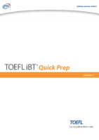 Toefl İbt™ Quick Prep Volume 4
