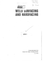 Weld Surfacing And Hardfacing