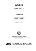 Welder (Nsqf) Level 4 1St Sem Theory Full