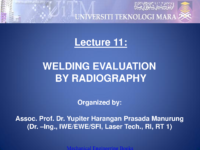 Weldıng Evaluatıon By Radıography Organized