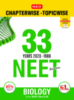 33 Years Neet Aıpmt Chapterwise Solutions Biology 2020 By Mtg Editorial