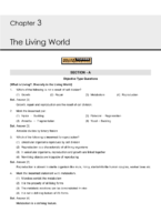 Chapter 3 The Living World