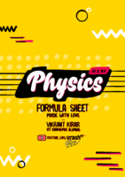 Crashup Physics Formula Sheet