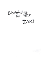 Biostatistics By Zaki