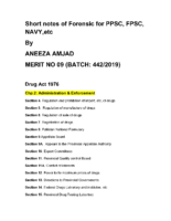 FORENSIC NOTES FOR TEST ANEEZA AMJAD