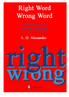 Louis G Alexander Right Word Wrong Word Words