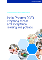 McKinsey & Company report for INDIAN PHARMA 2020