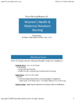Maternal-Newborn Nursing Handout
