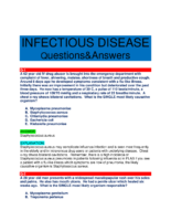 Infectıous Dısease Questions&Answers