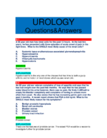 Urology Questions&Answers