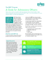 Ged College Admissions Guide-Ged Exam