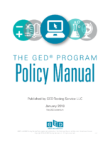 Ged Program Policy Manual-Ged Exam