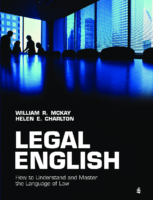 Legal English How To Understand And Master The Language Of Law (William R. Mckay, Helen E. Charlton)
