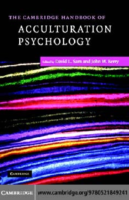 The Cambridge Handbook Of Acculturation Psychology By David L. Sam, John W. Berry
