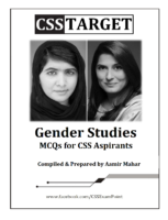 Mcqs Gender Studies For Css 2019