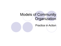Models Of Community Organization.2005 2