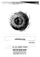 Ophthalmology Handwritten Notes