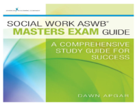 Social Work Aswb Masters Exam Guide A Comprehensive Study Guide For Success