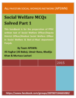 Social Work Mcqs Solved