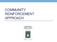 Ucı Rinehart Community Reinforcement Approach