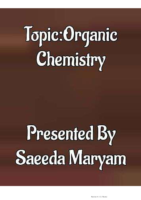 1.Organic Chemistry Handwritten