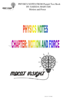 2.Motion And Force Notes)