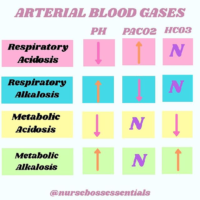 Arterial Blood Gases Flashcard
