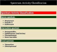 Spectrum Activity Classification Drugs – Pharmacology Drug Cards