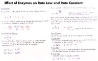 06 Effect Of Enzymes On Rate Law And Rate Constant