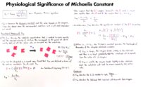 11 Physiological Significance Of Michaelis Constant