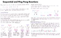 15 Sequential And Ping Pong Reactions