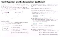 29 Centrifugation And Sedimentation Coefficient