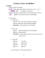 10. Crutches, Canes, And Walkers-Questions And Answers For Nclex