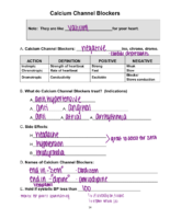 6. Calcium Channel Blockers-Questions And Answers For Nclex