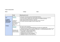 Nea Project Tracking Sheet